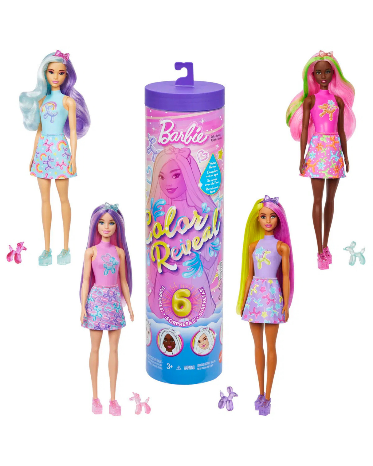 Barbie Color Reveal Balloon Animals