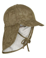 Grøn printet  Mikk-line Sommerhat-98119