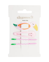 Håreclips i metal 4 stk 55mm