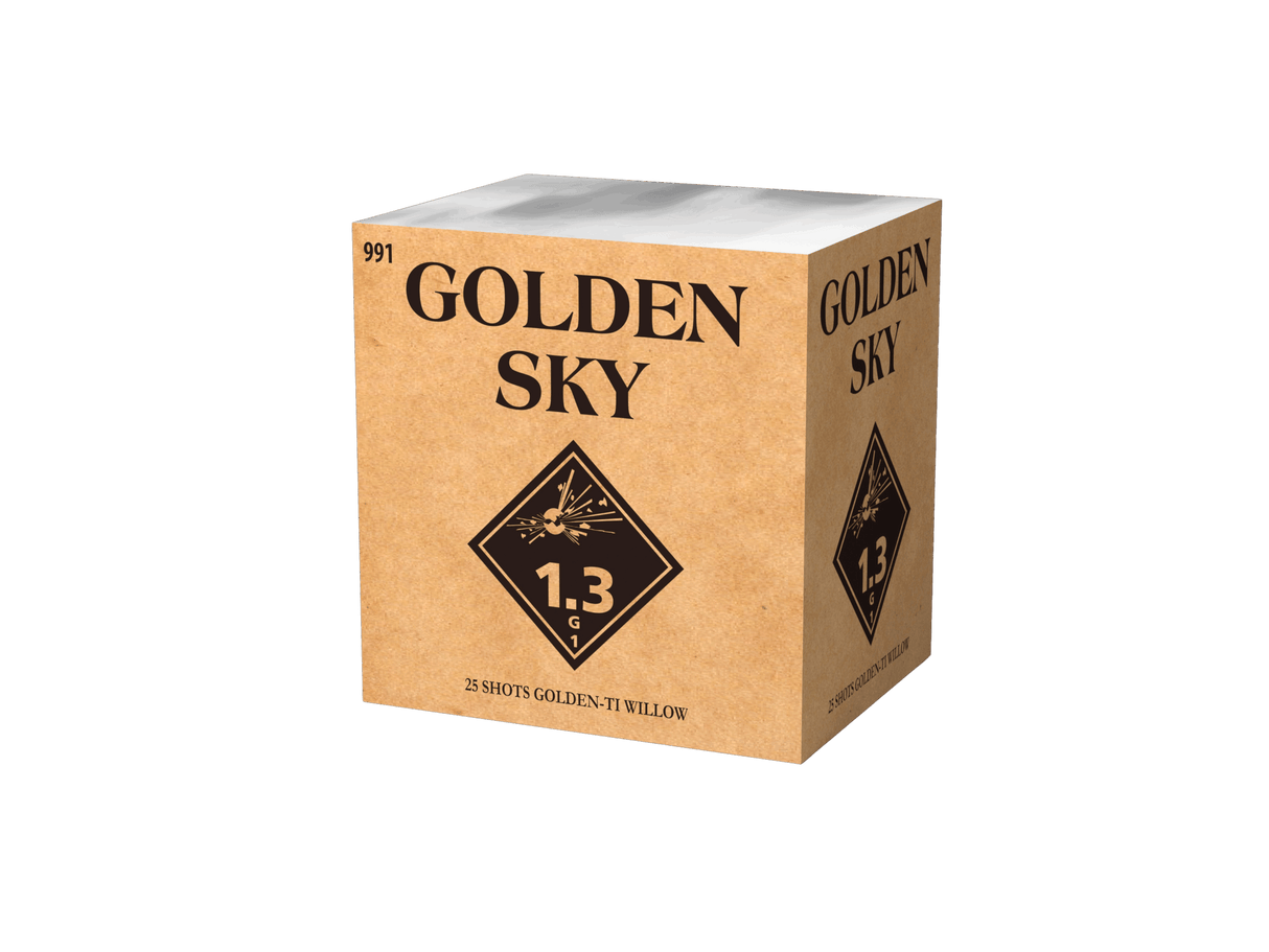 (991) Golden Sky 25 skud - 26 mm rør