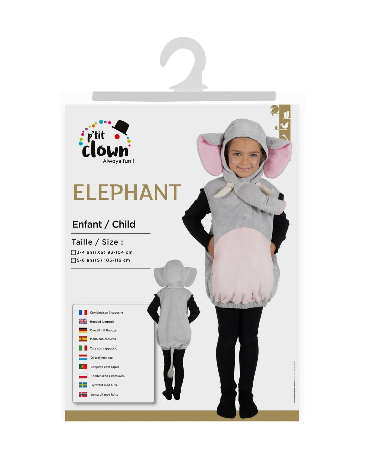 Panda costume 4-5 years