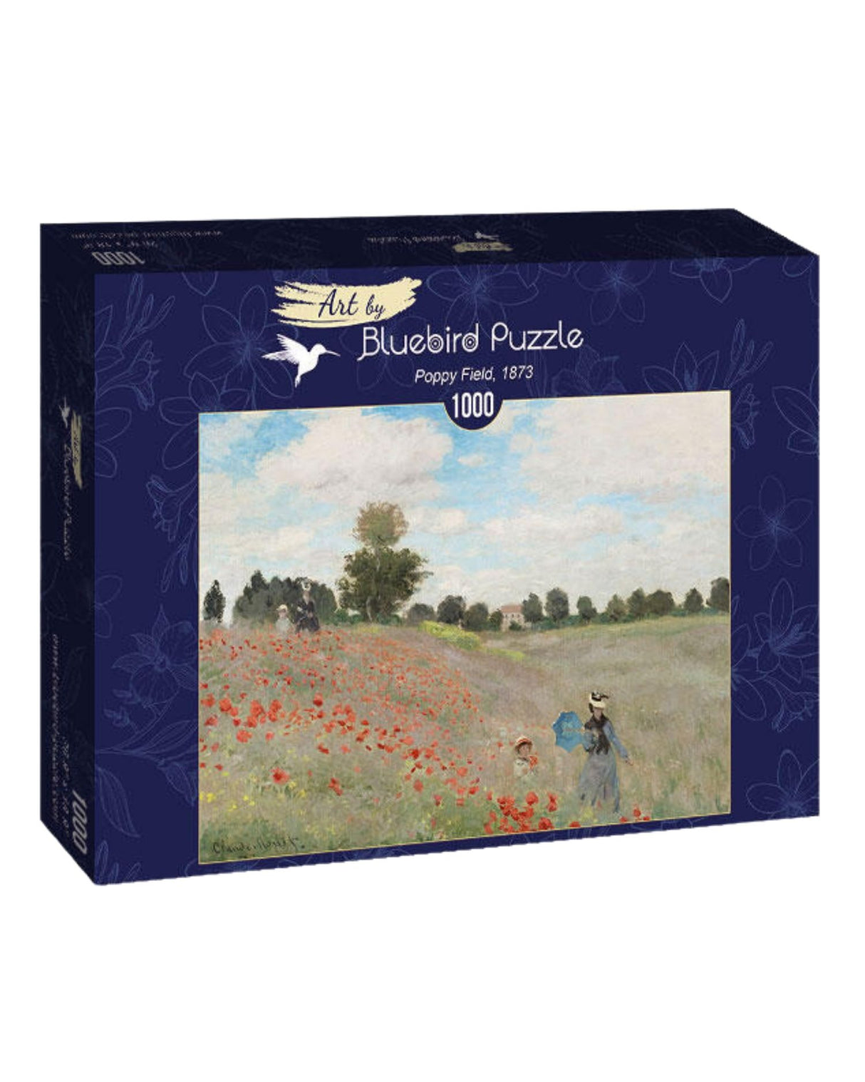 Claude Monet - Poppy Field- 1873 - 1.000 Brikker