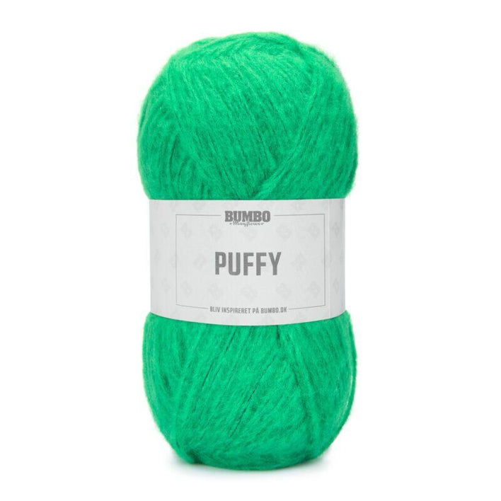 Bumbo Puffy Akryl mix. 100g. fv. 11 Grøn