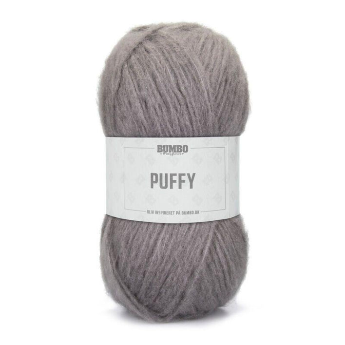 Bumbo Puffy Akryl mix. 100g. fv. 07 Grå