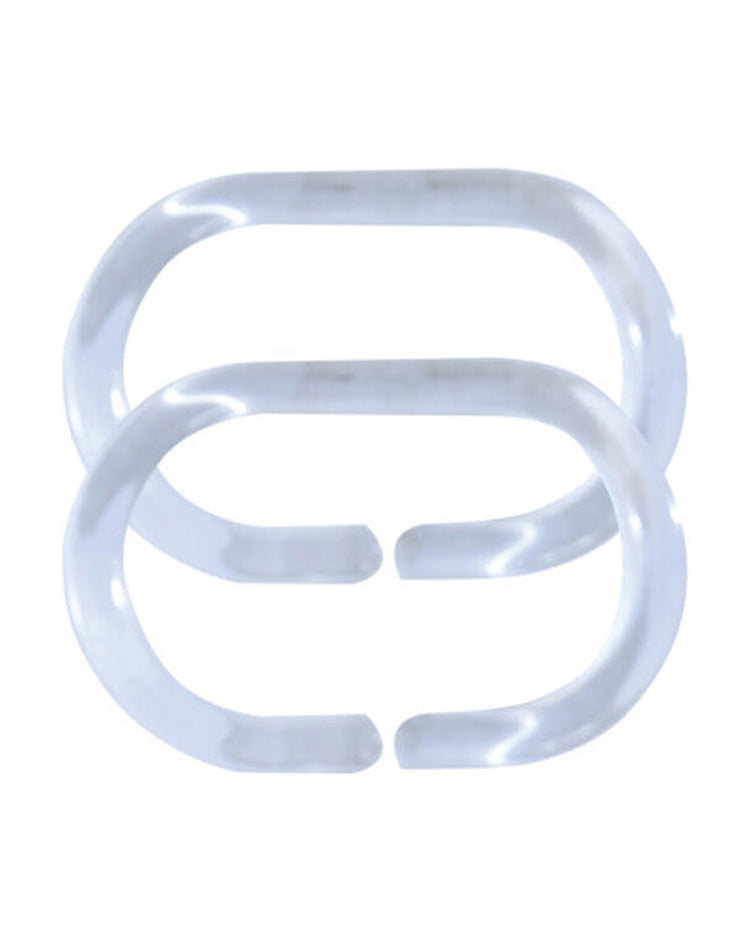 Badeforhængs ringe 12 stk - Klar