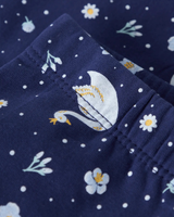 Beacon Blue Swans Leggings fra Name it - 13234445