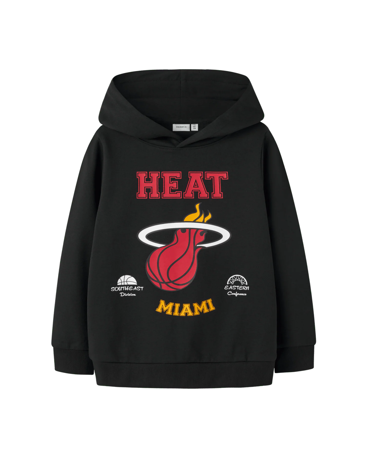 Sort - Black - Name it - Hættetrøje - "Miami Heat" - 13252671
