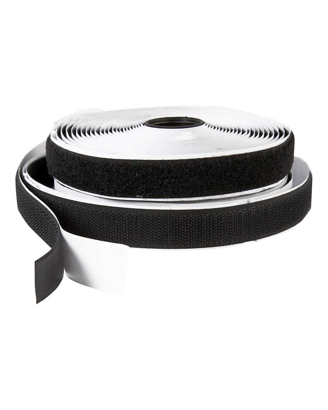 Burrebånd Brede 20 mm - sort pr. meter