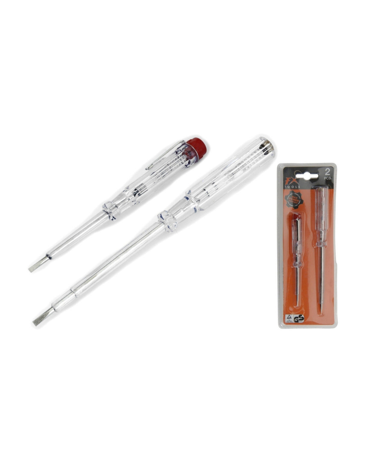 Screwdriver 2 pcs. with tests