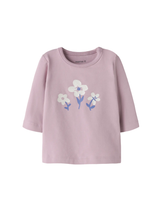 Name it Dawn Pink Flowers T-Shirt - 13226053