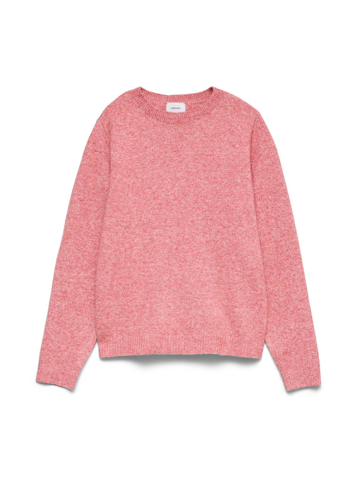 Holly Berry W. WHITE MELANGE Striktrøje fra Vero Moda - 10291741