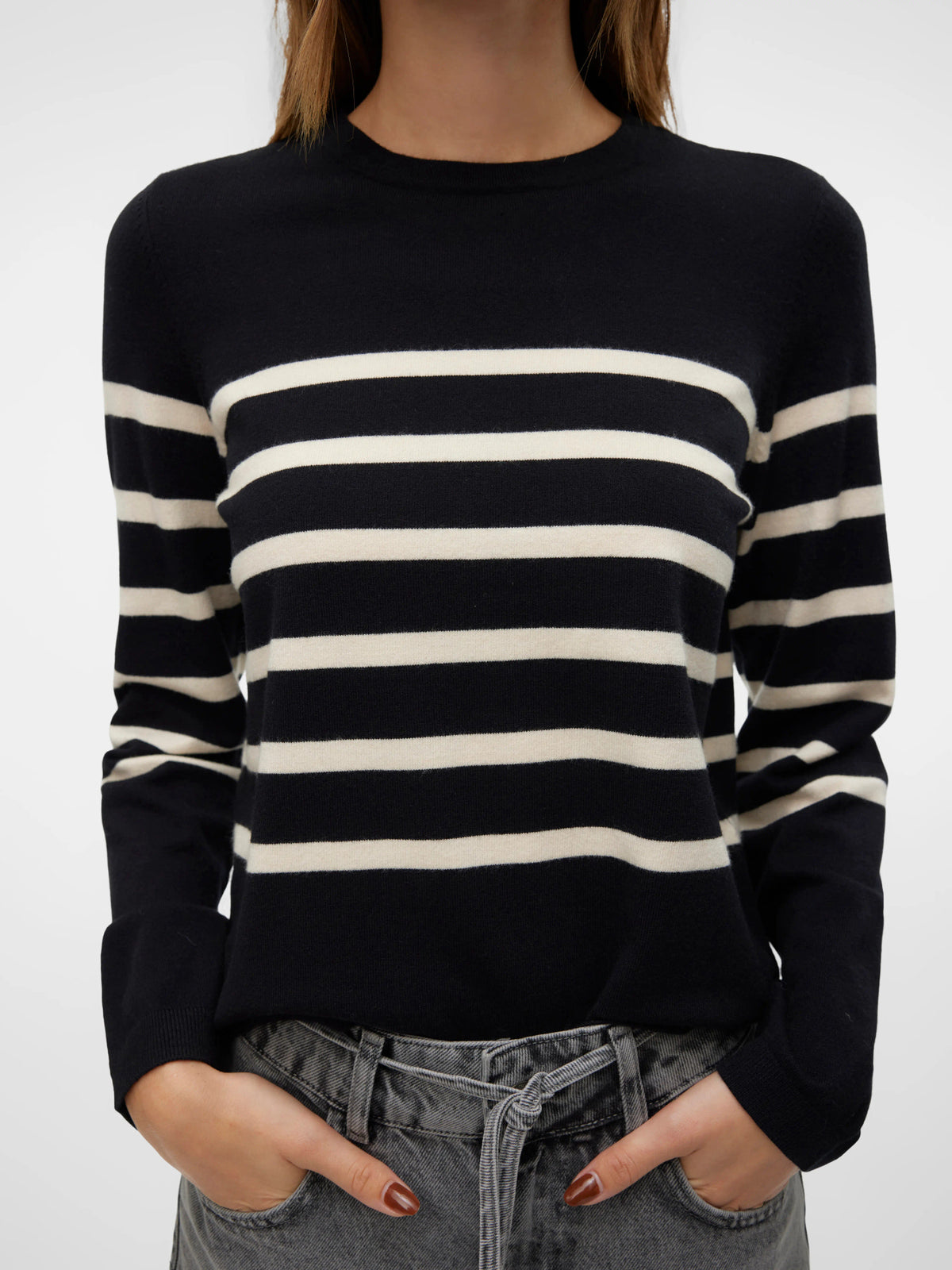 Black BIRCH Striktrøje fra Vero Moda - 10309324