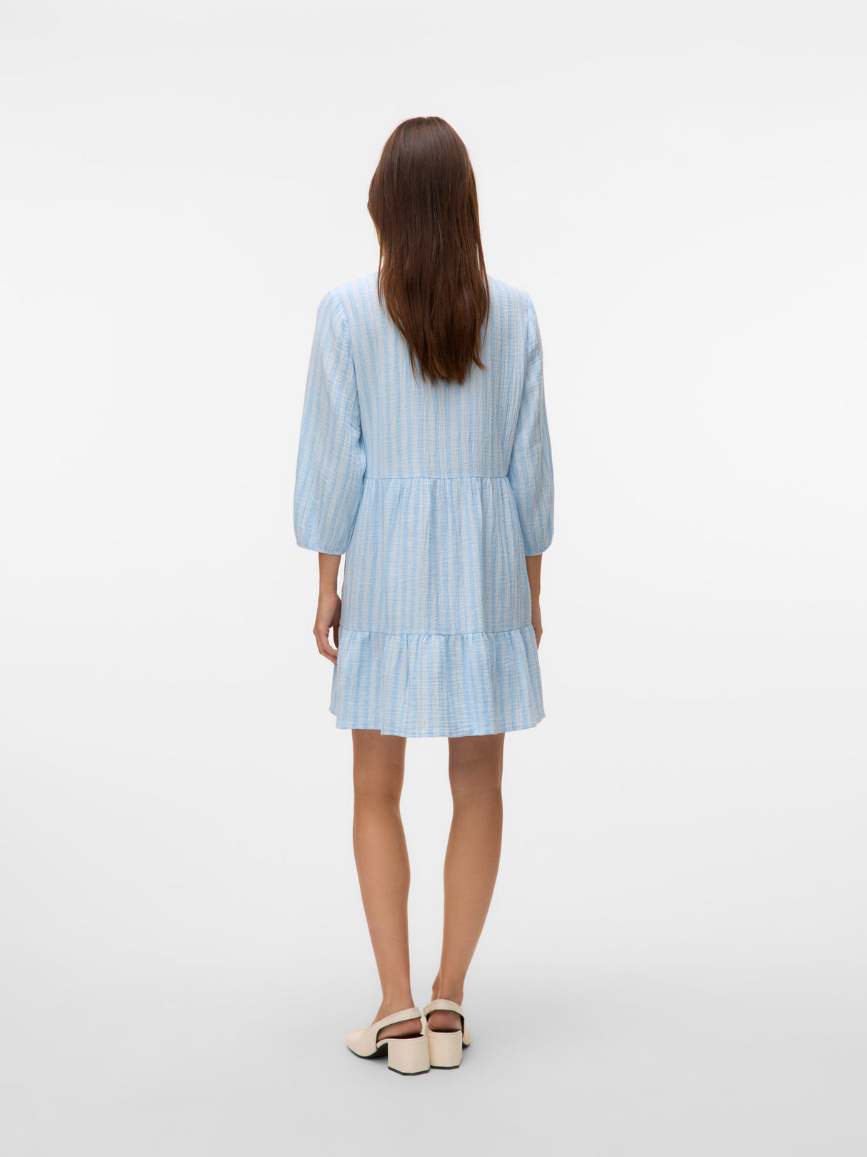 Airy Blue Snow White Kjole fra Vero Moda - 10326289