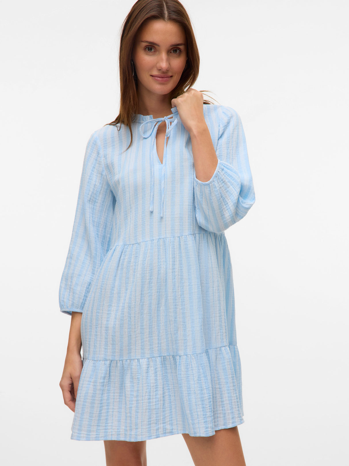 Airy Blue Snow White Kjole fra Vero Moda - 10326289