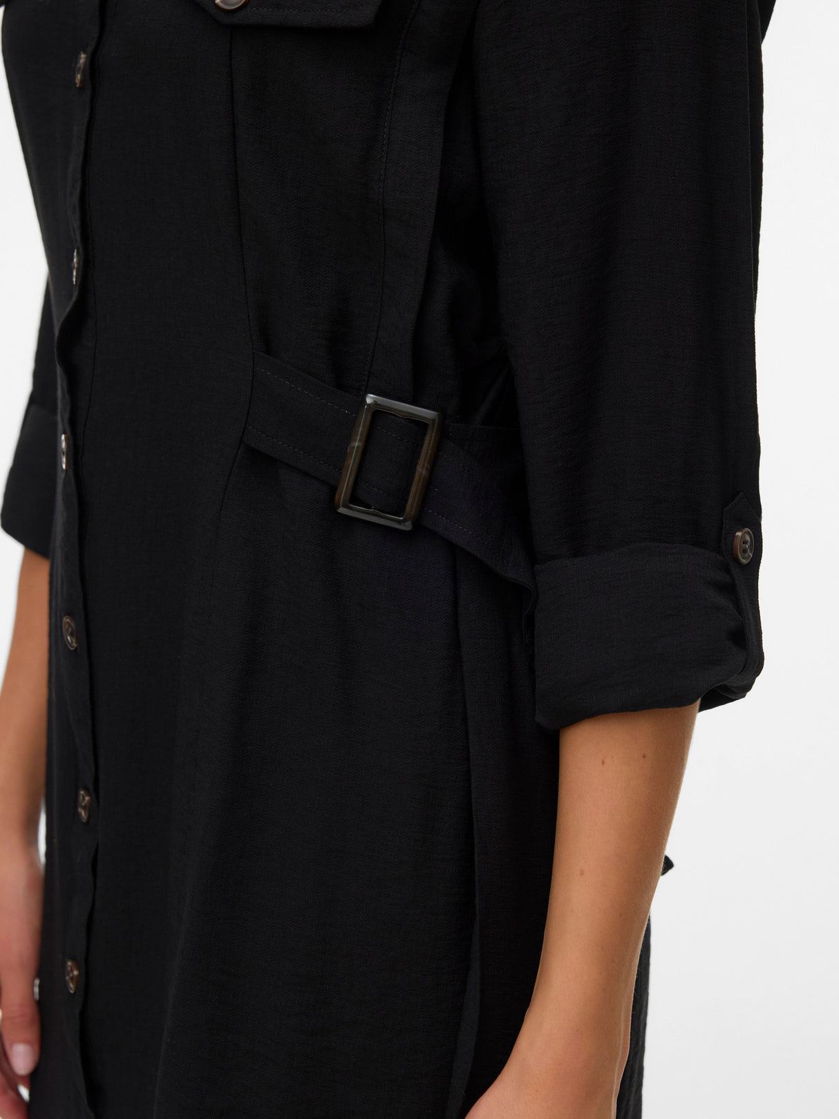 Black HORN BUTTONS Kjole fra Vero Moda - 10334809