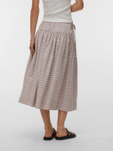 Bright White BROWN Nederdel fra Vero Moda - 10335322