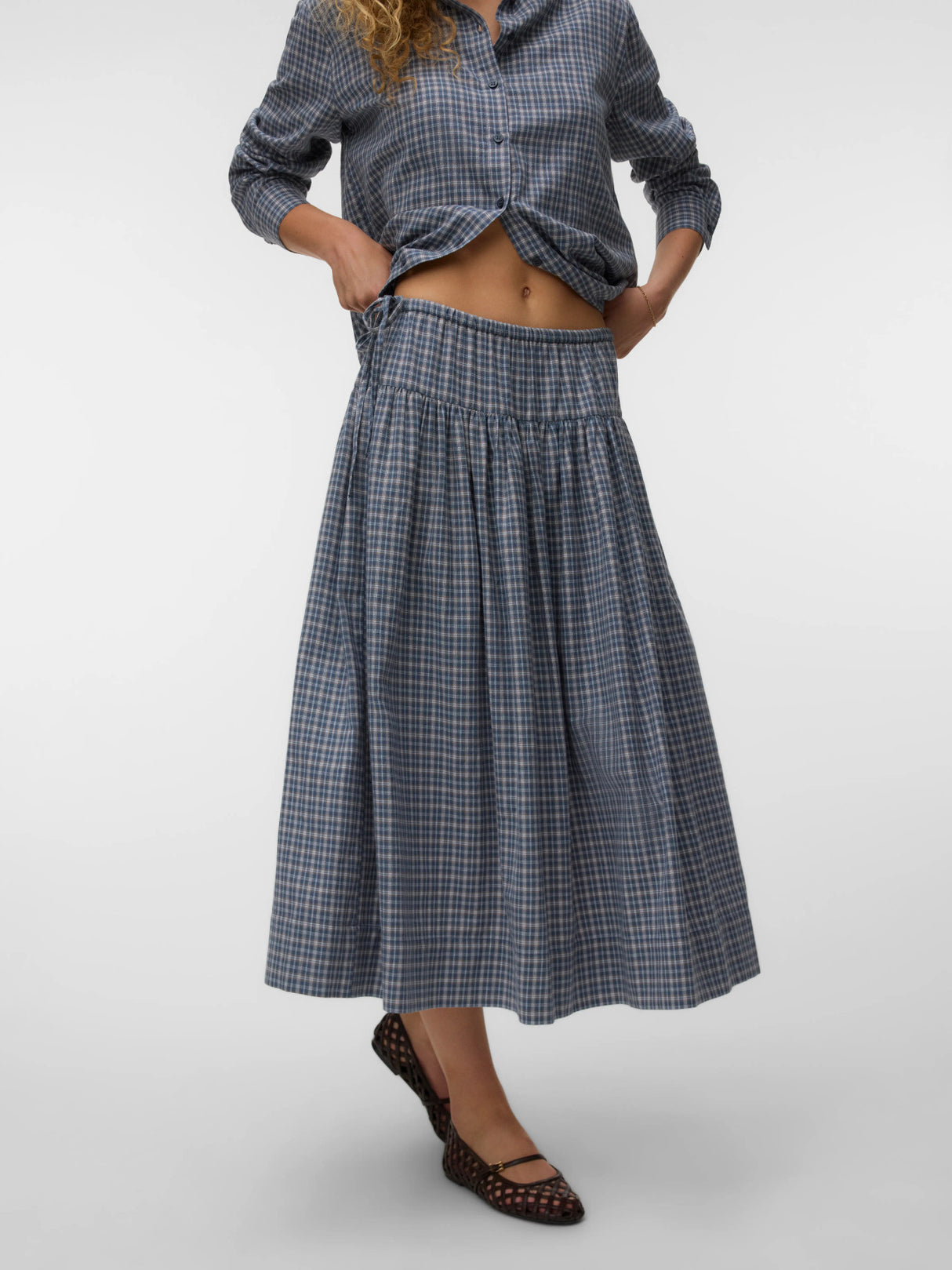 China Blue WHITE Nederdel fra Vero Moda - 10335322