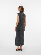 Black Silver lurex Kjole fra Vero Moda - 10336100