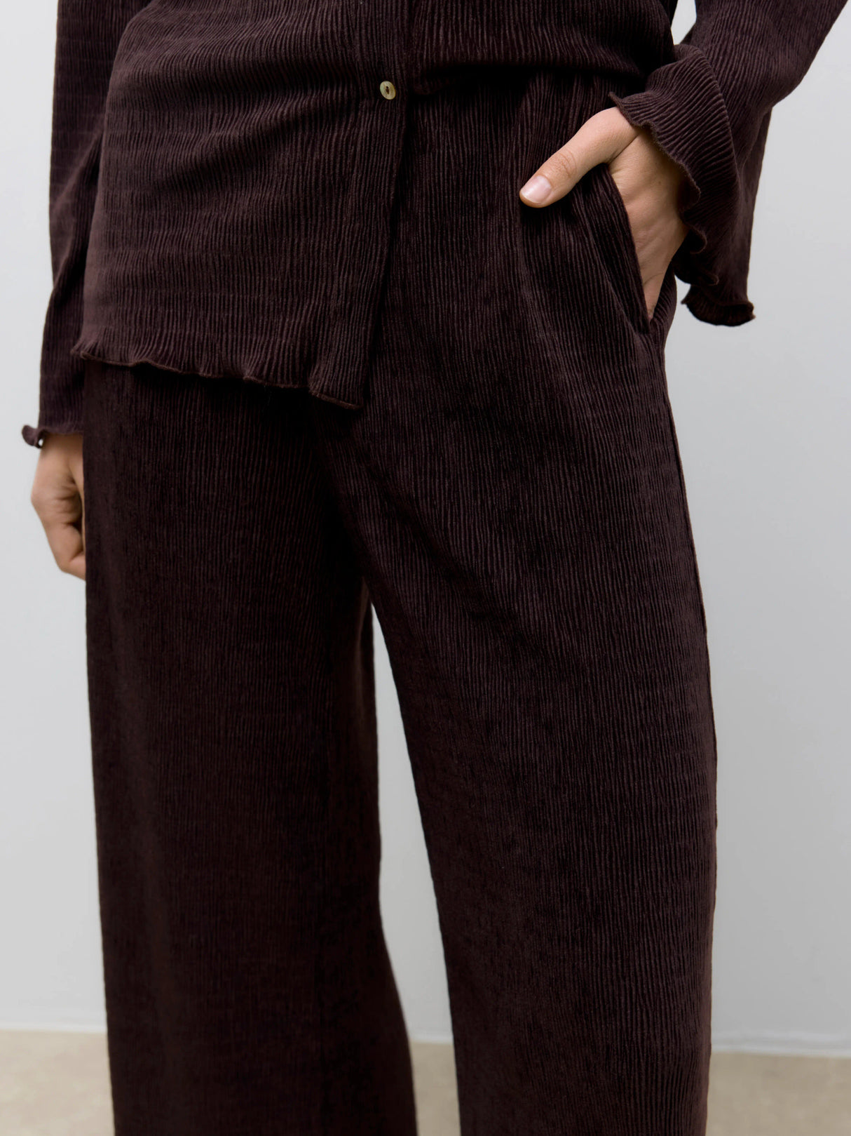 Chocolate Plum Bukser fra Vero Moda - 10336498