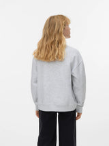 Vero Moda Light Grey Melange LOVE Sweatshirt - 10340549