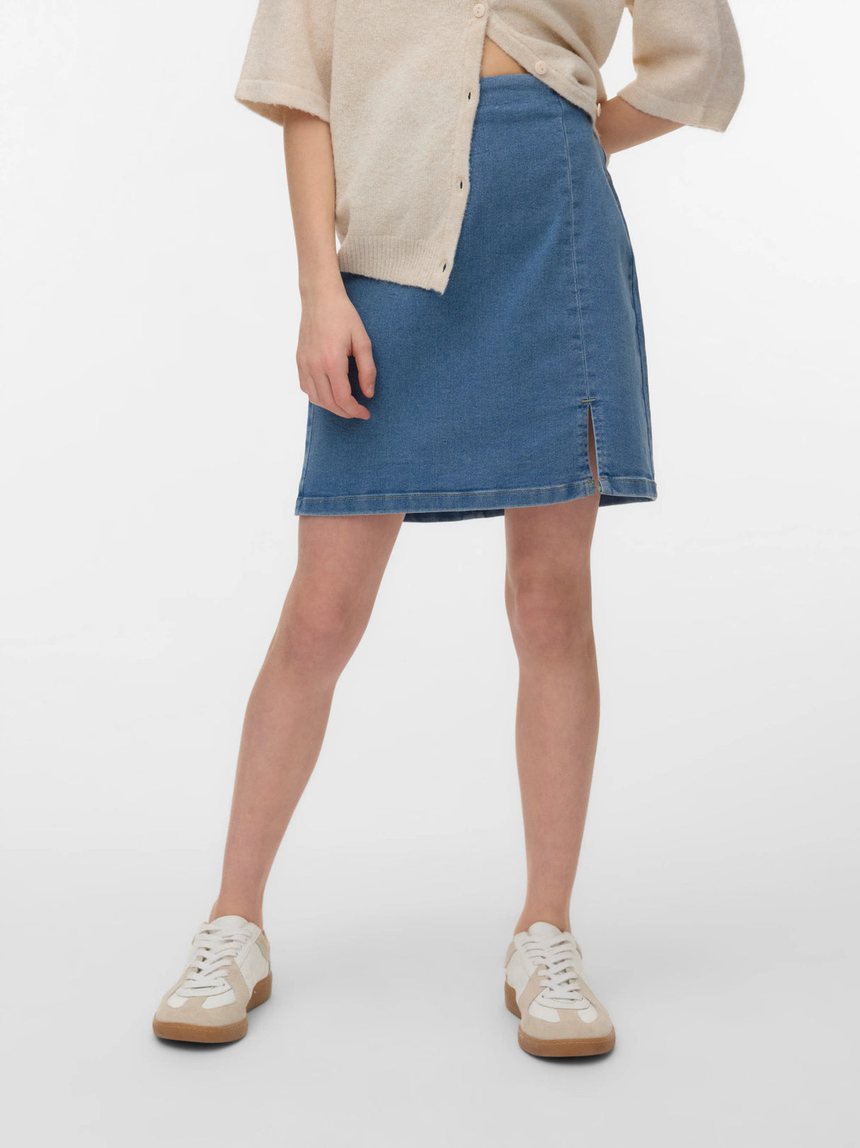 Medium Blue Denim Nederdel fra Vero Moda - 10342504