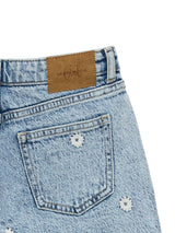 Light Blue Denim FLOWER Shorts fra Vero Moda - 10342580