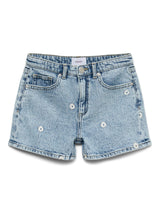 Light Blue Denim FLOWER Shorts fra Vero Moda - 10342580