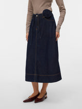 Dark Blue Denim Nederdel fra Vero Moda - 10343067