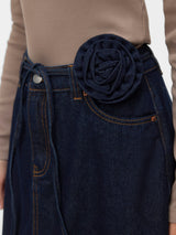 Dark Blue Denim Nederdel fra Vero Moda - 10343067