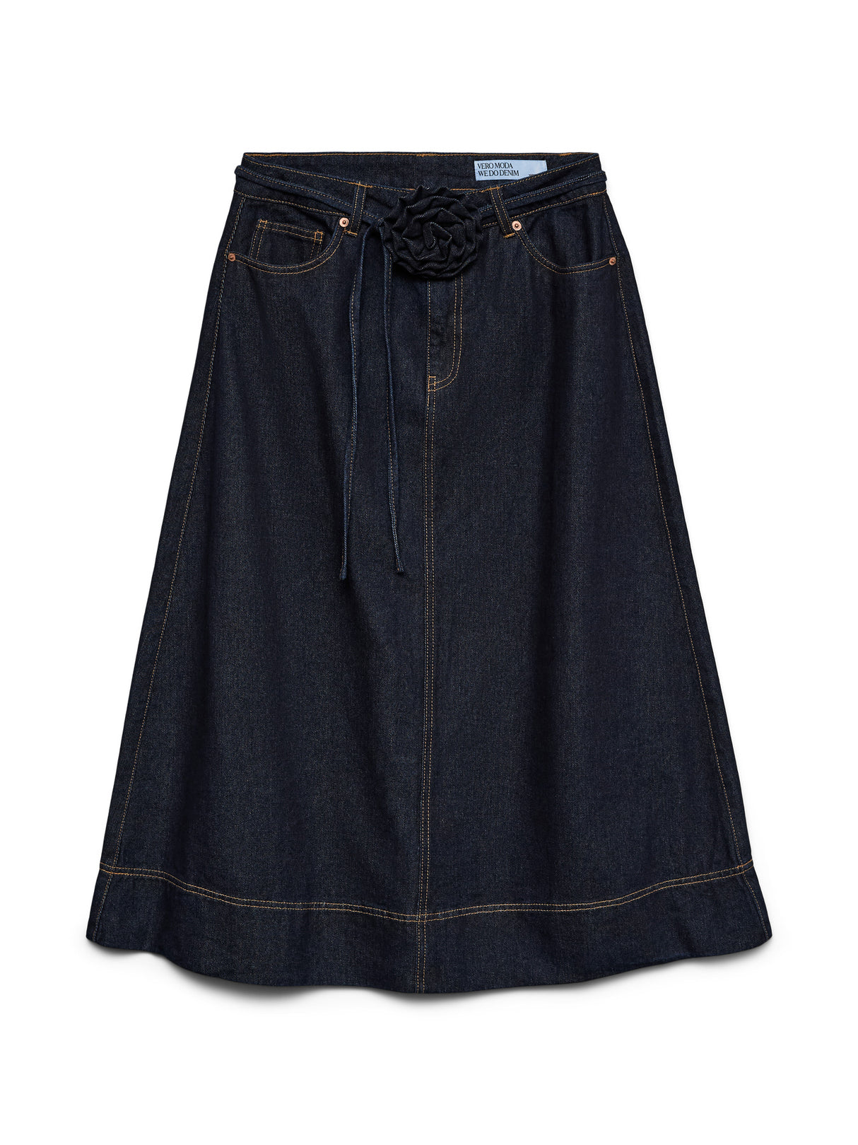 Dark Blue Denim Nederdel fra Vero Moda - 10343067