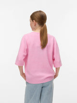 Bonbon W. WHITE MELANGE Cardigan,Striktrøje fra Vero Moda - 10346636