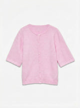 Bonbon W. WHITE MELANGE Cardigan,Striktrøje fra Vero Moda - 10346636