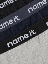 Black w/ Grey Mel. + Dark Sapp. Undertøj fra Name it - 13208836