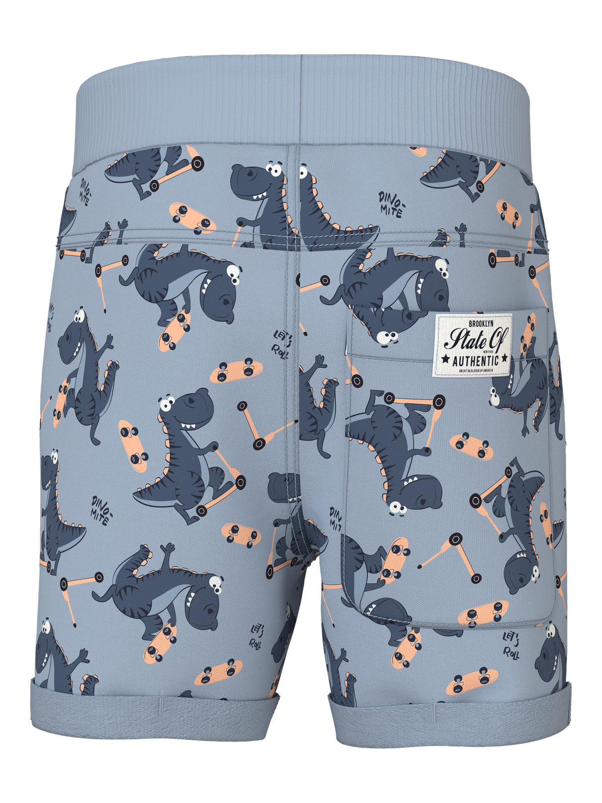 Name it Blue Fog Dino Skater Knee Trousers - 13215007