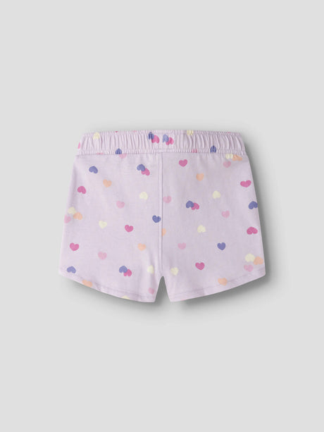 Lavender Fog Colorful Hearts Shorts fra Name it - 13215112
