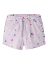 Lavender Fog Colorful Hearts Shorts fra Name it - 13215112