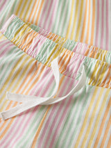 Bright White Cool Stripe Shorts fra Name it - 13215112