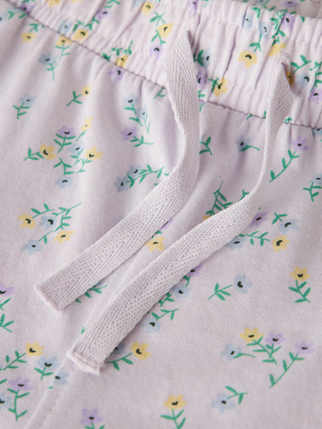 Lavender Fog Little Flower Shorts fra Name it - 13215235