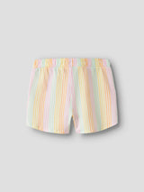 Bright White Cool Stripe Shorts fra Name it - 13215235