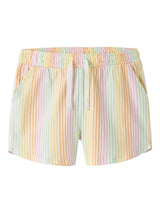 Bright White Cool Stripe Shorts fra Name it - 13215235