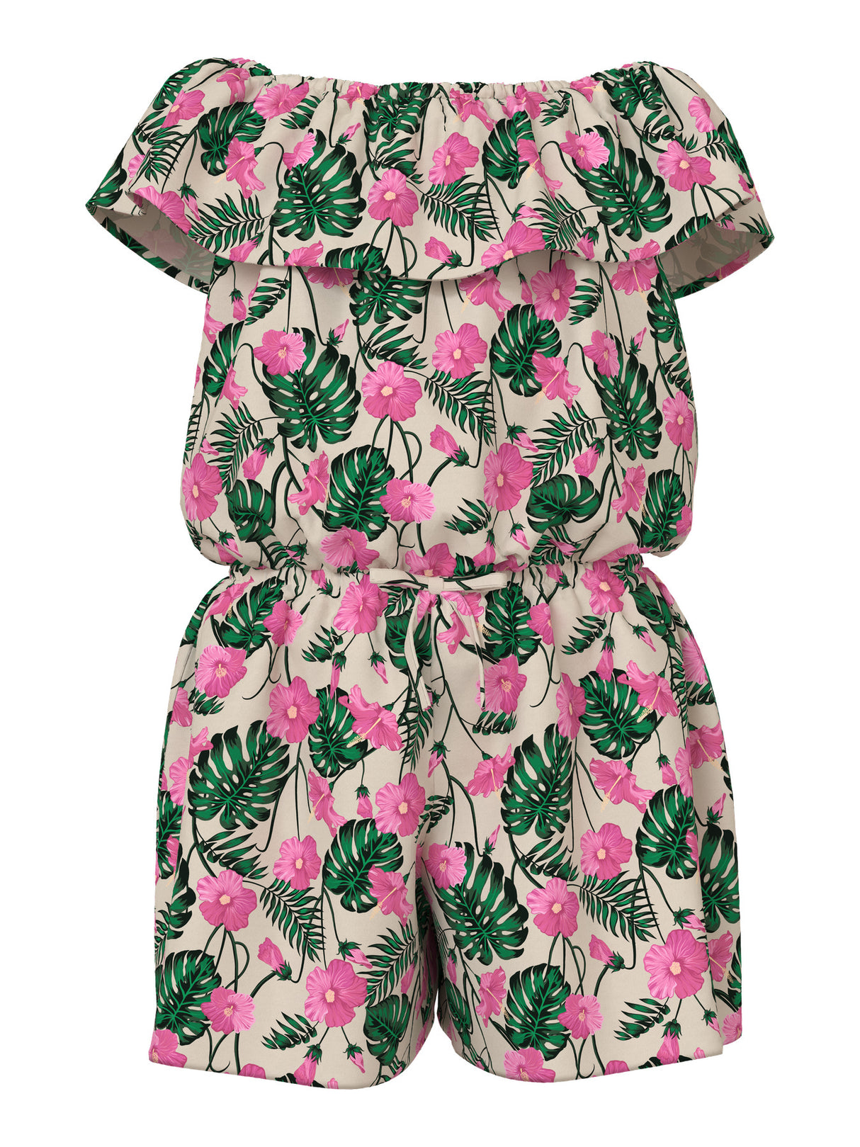 Name it Summer Sand HIBISCUS Jumpsuit - 13215907