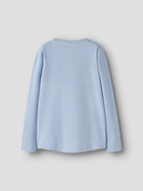 Subdued Blue Love More Bluse fra Name it - 13224952