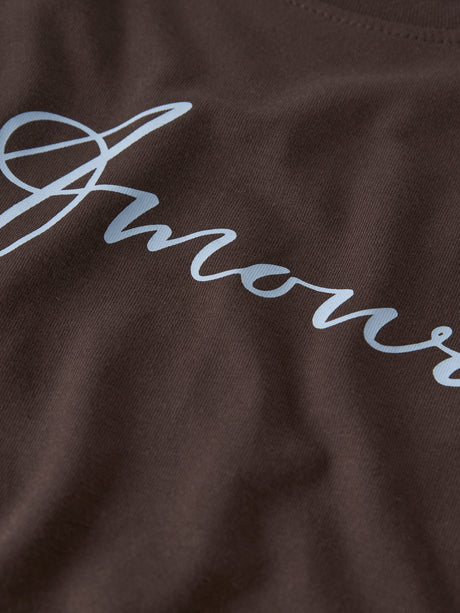 Seal Brown Amour Bluse fra Name it - 13224952