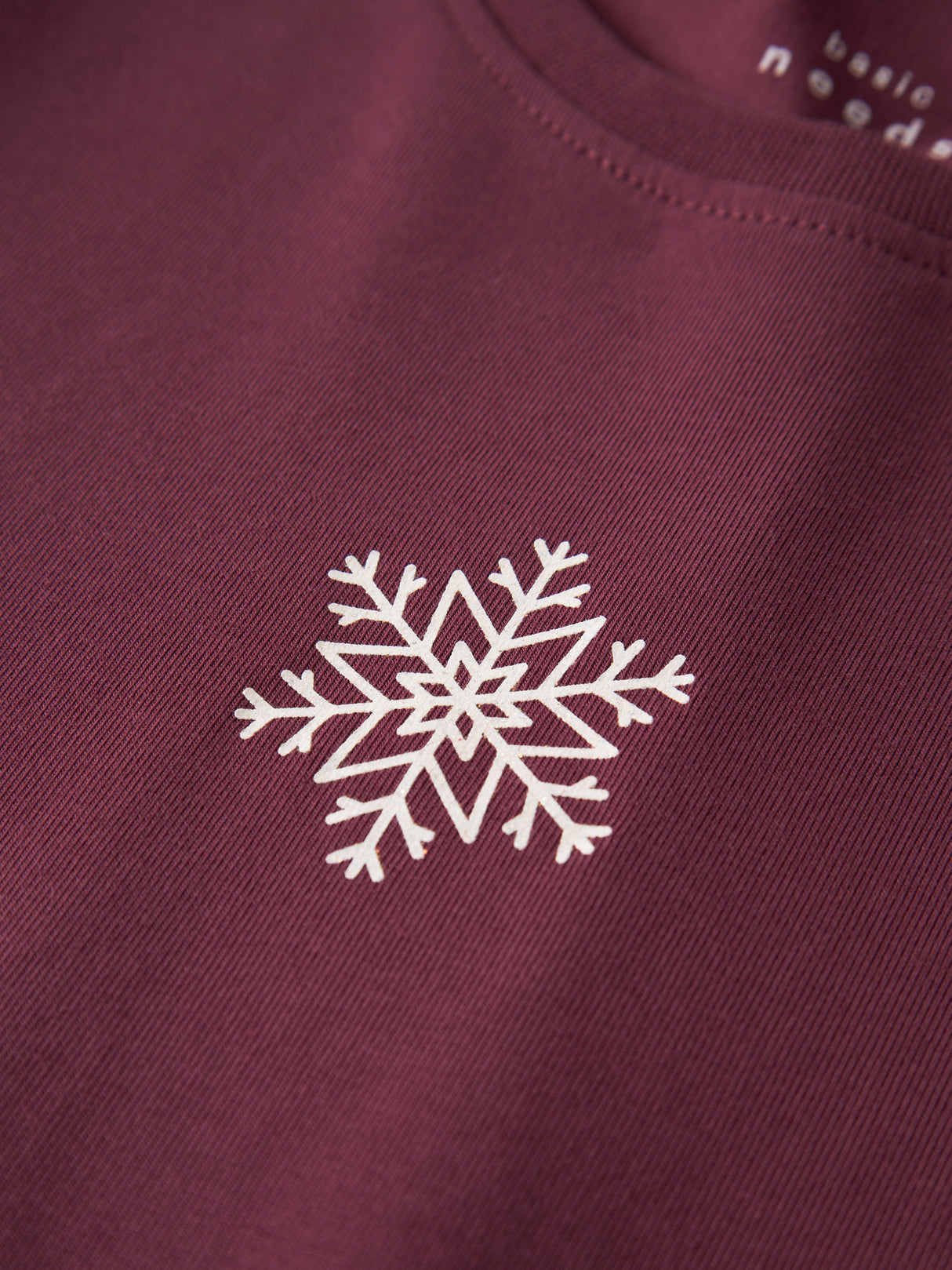 Burgundy Snowflake Bluser fra Name it - 13224952