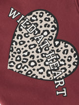 Oxblood Red Wild At Heart Bluse fra Name it - 13224952