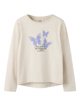 Pumice Stone Dot Butterflies Bluse fra Name it - 13224952