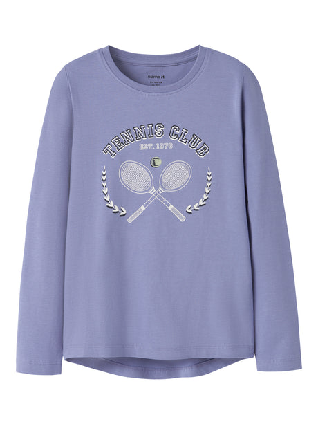 Lavender Violet Tennis 1976 Bluse fra Name it - 13224952