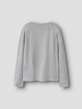 Grey Melange Snow Bluse fra Name it - 13224969
