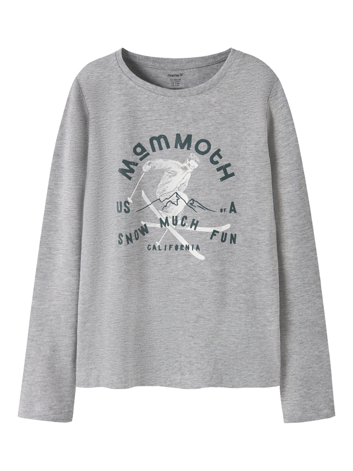 Grey Melange Snow Bluse fra Name it - 13224969
