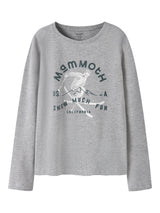Grey Melange Snow Bluse fra Name it - 13224969